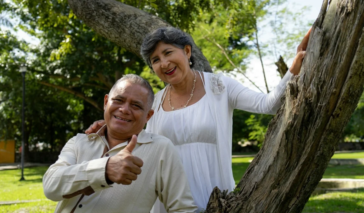 older couple married at courthouse, older bride and groom